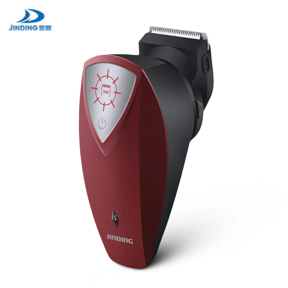 JINDING перезаряжаемая Мужская машинка для стрижки волос Профессиональная USB