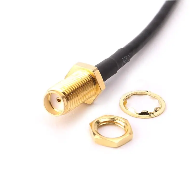 Кабель с прямым штекером CRC9 SMA Female RG174 кабель соединительным хвостом 15 см антенные