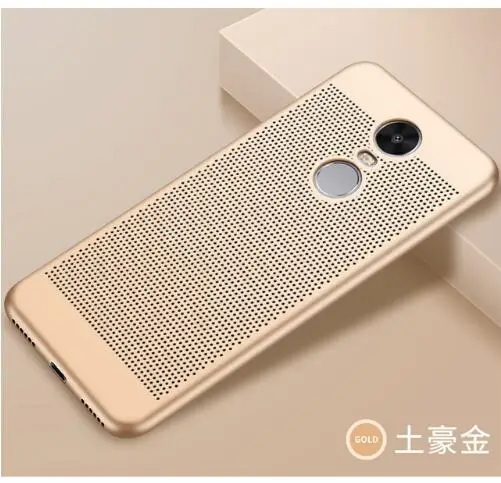 Gold Тонкий чехол для Xiaomi mi 8 A2 A1 5X 6X Pocophone F1 рассеивания тепла Жесткий PC задняя крышка на Red mi 7A 6 6A 5A Note 4, 5, 6, 7 Pro Чехол - Цвет: Gold