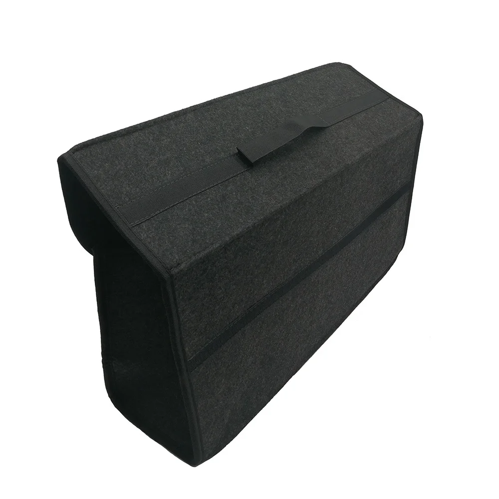 Фетровый мягкий автомобильный органайзер коробка для хранения на заднее сиденье