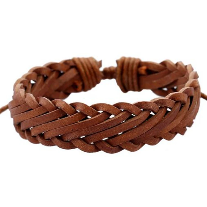 Панк браслеты и мужские кожаные 2018 Pulseira Masculina ювелирные изделия Шарм Pulseiras |