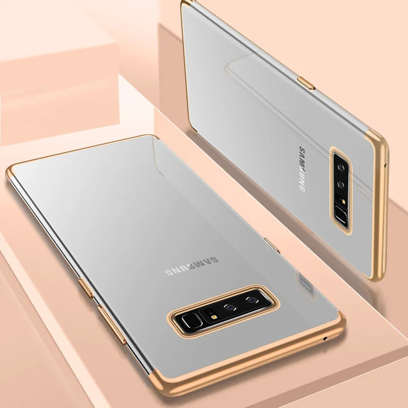 Высококачественный мягкий прозрачный чехол SIXEVE для Samsung Galaxy S6 S7 Edge S8 S9 Plus Note 8 9