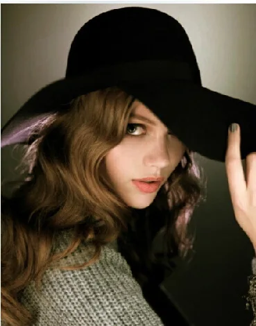 Новинка британский стиль Ретро шерстяная ткань женская для отдыха тренд шляпа с