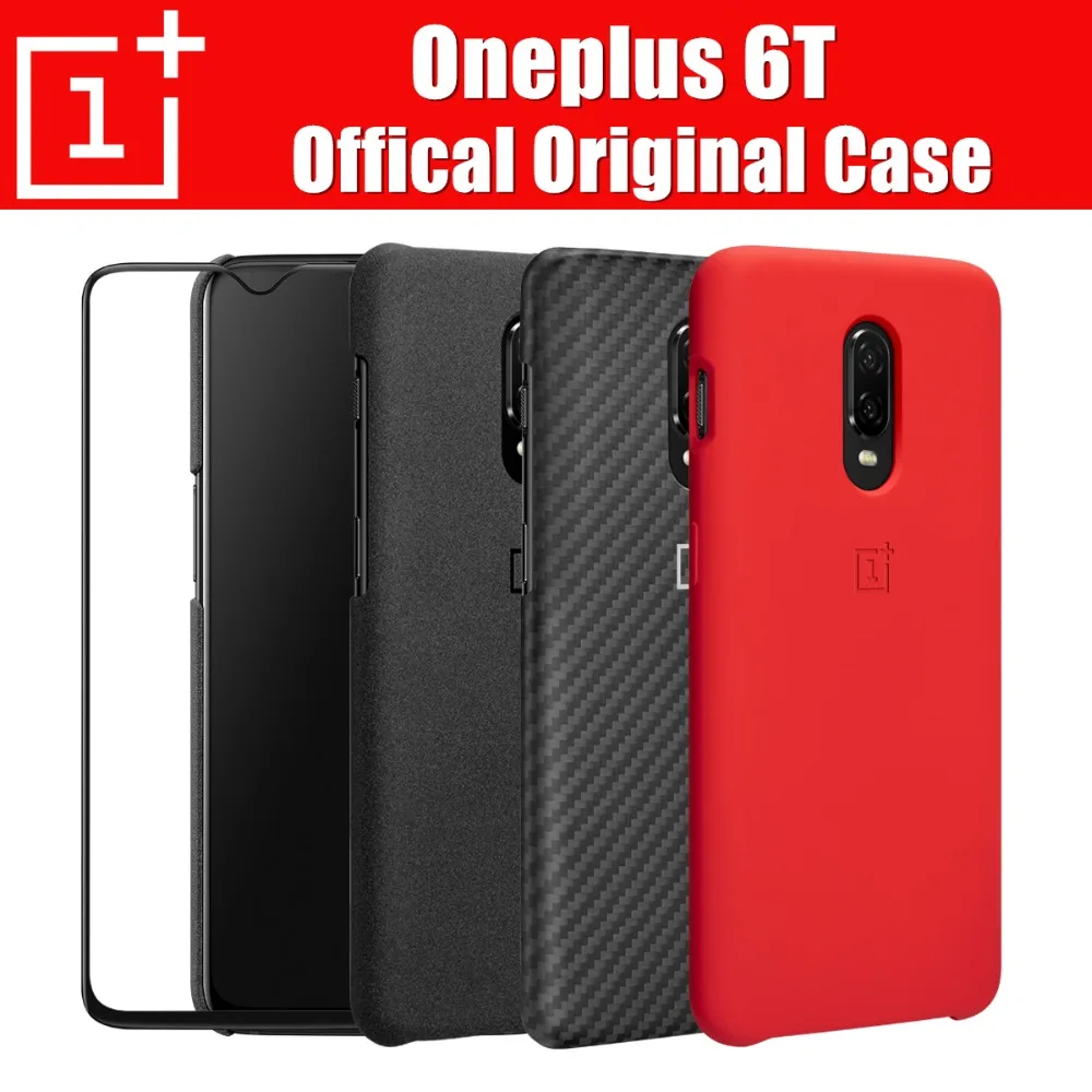 Oneplus 6t чехол оригинальный 100% Официальный oneplus защитный