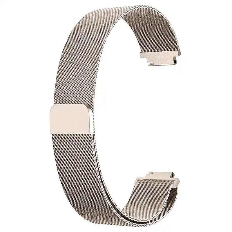 Champagne gold Joyozy для Fitbit Inspire HR Band Сменная сетка магнитный браслет из нержавеющей стали для наручных часов - Цвет ремешка: Champagne gold