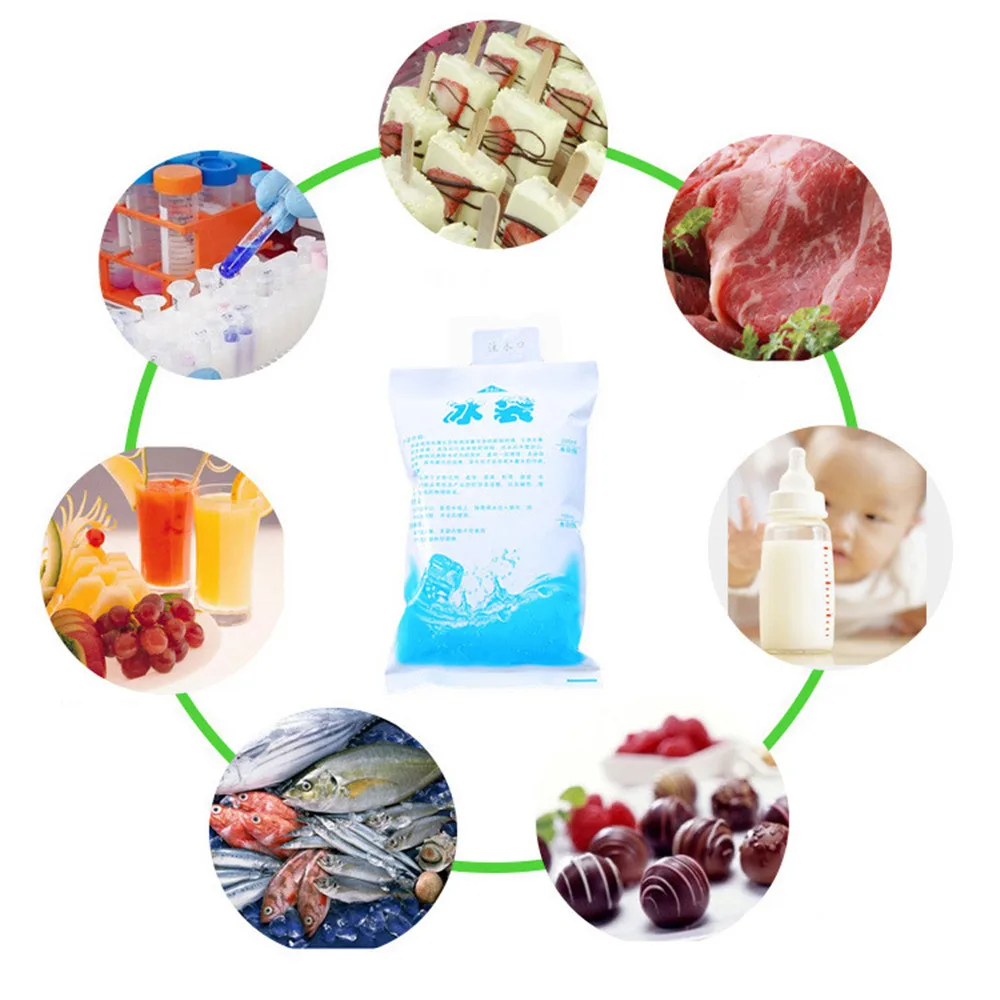 2 шт многоразовые гелевые пакеты для хранения еды медицинские и терапевтические