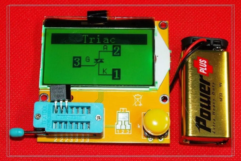Новый DIY комплекты LCR T3 Mega328 Транзистор тестер Диод Триод конденсатор|diy kit|mega328