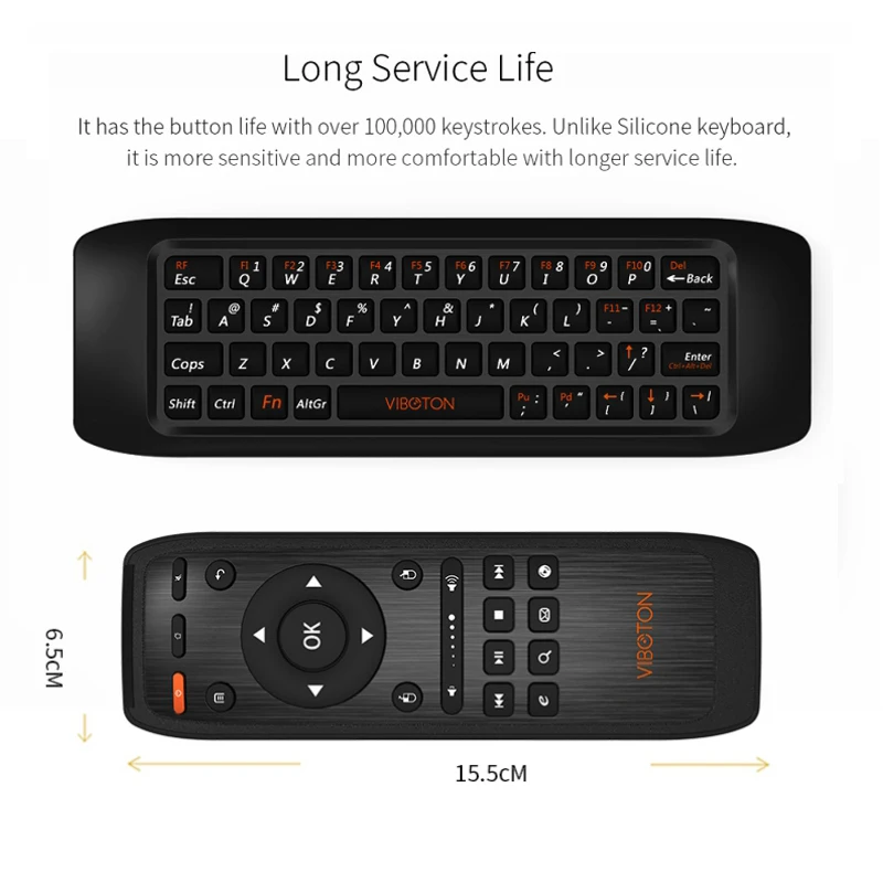 2 4G Fly Air Mouse Raspberry pi 3 беспроводная клавиатура пульт дистанционного управления
