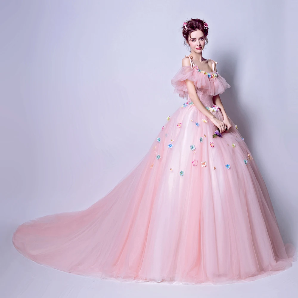 Ангел свадебное платье Брак невесты Vestido De Noiva 2017 Алиса Фэнтези серии красочные