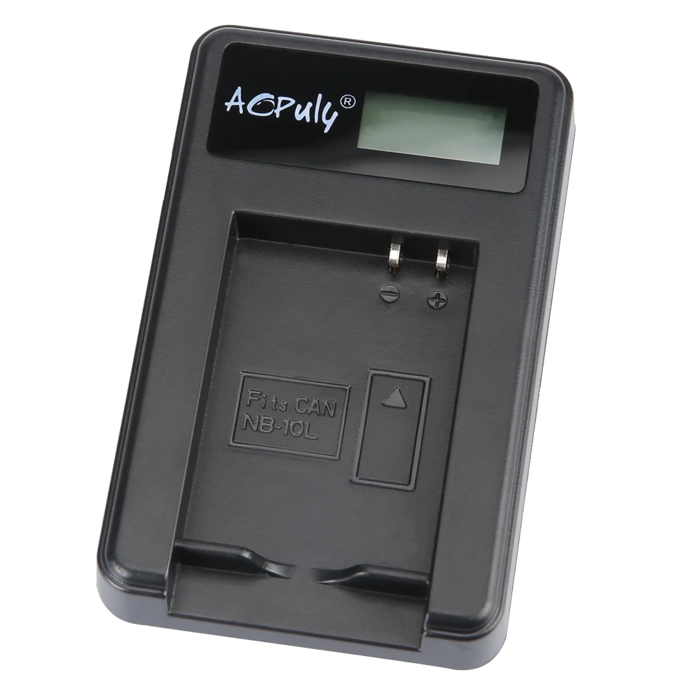 Зарядное устройство с ЖК-дисплеем и USB для цифровых камер Canon PowerShot SX40 HS SX50 G1X G15 SX40HS