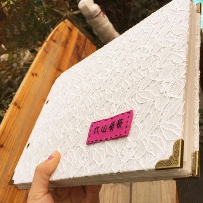 29 7*21 см капок вышивка горизонтальная 2 кольца липкий тип 20 листов 40P DIY альбом