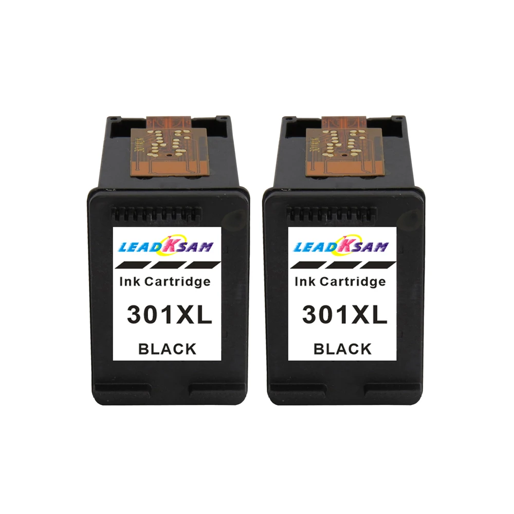 Чернильный картридж leadksam 301XL 2 шт. черный совместимый с принтером hp301 CH563EE Deskjet 1050