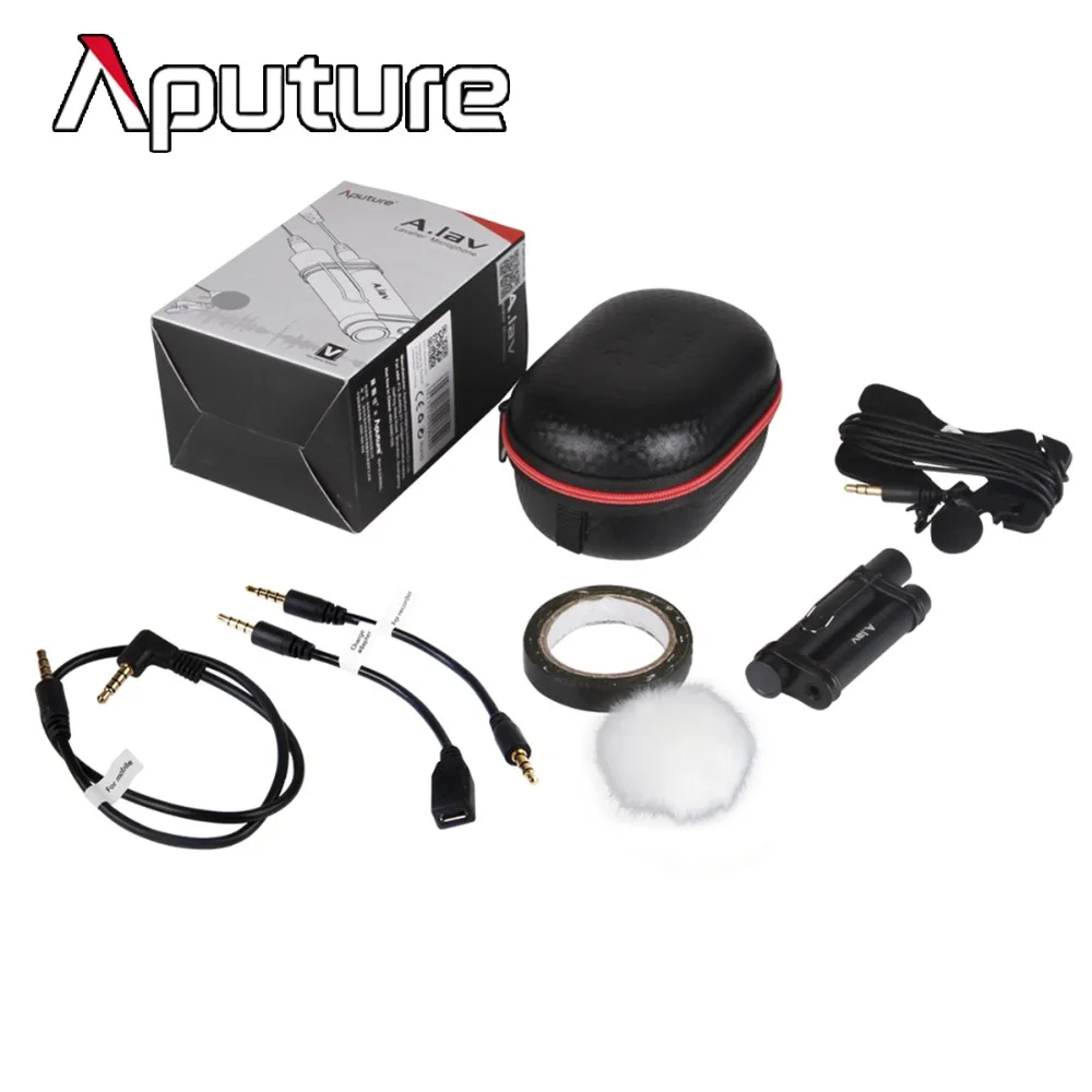 Aputure. lav Профессиональный всенаправленный петличный микрофон для DSLR смартфон