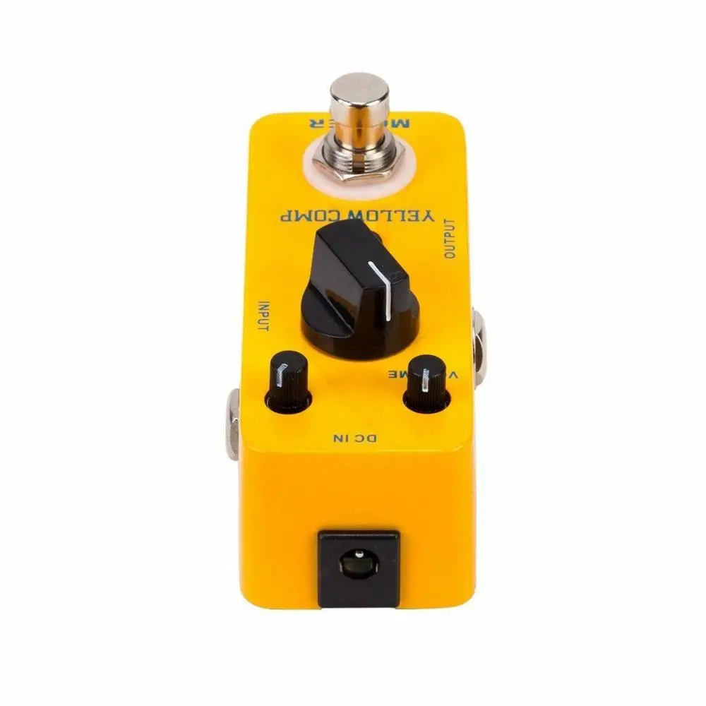 Mooer MCS2 желтая Comp микро мини оптический компрессор педаль для электрической