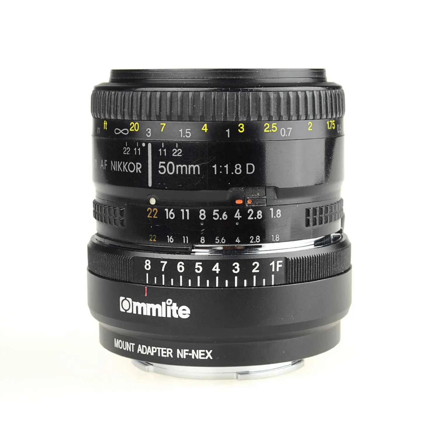 Адаптер крепления объектива Commlite для объективов Nikon G DX F AI S D и Sony E Mount NEX Camera
