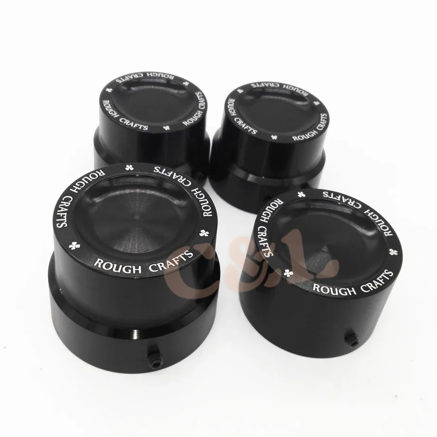 Мотоцикл черный CNC алюминиевый RC Передний + задний мост Крышка Гайка для Harley Sportster