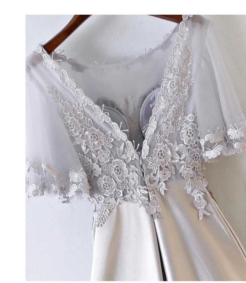 Вечернее платье Роб Де Суаре Абийе высокого качества в стиле А-линии из атласа с аппликацией промышленного образца на высоком воротнике платьев с вырезом лодочкой Вестида Феста.