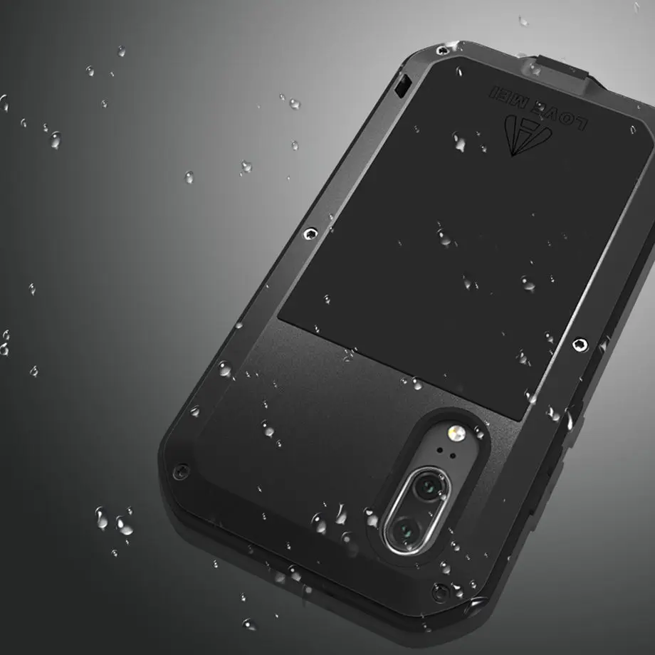 Luxury 360 Degree Full Body Protect Case For Huawei P20 Lite Pro P20lite P20Pro Shockproof Metal Armor With Glass Cover P 20 | Мобильные