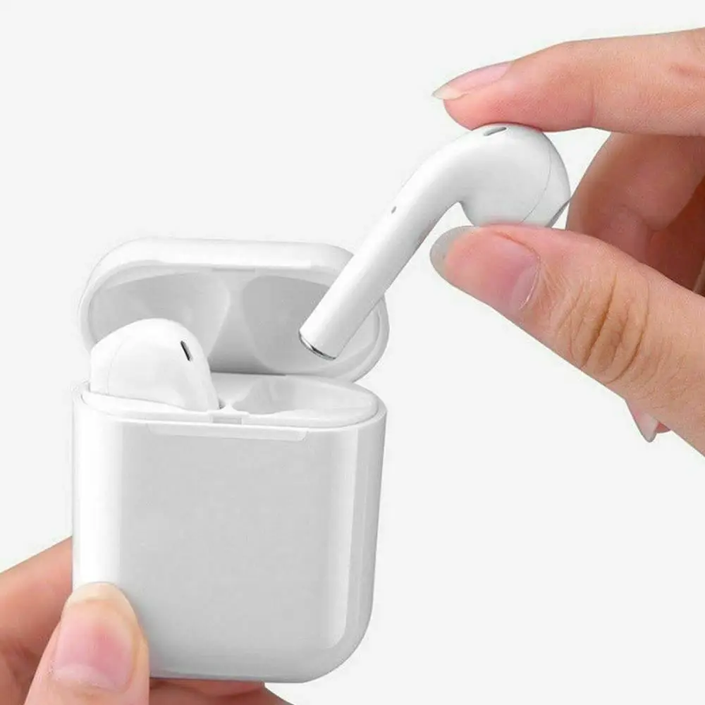 I12S наушников TWS Bluetooth V5.0 сенсорный наушники кран Управление стерео звук вкладыши