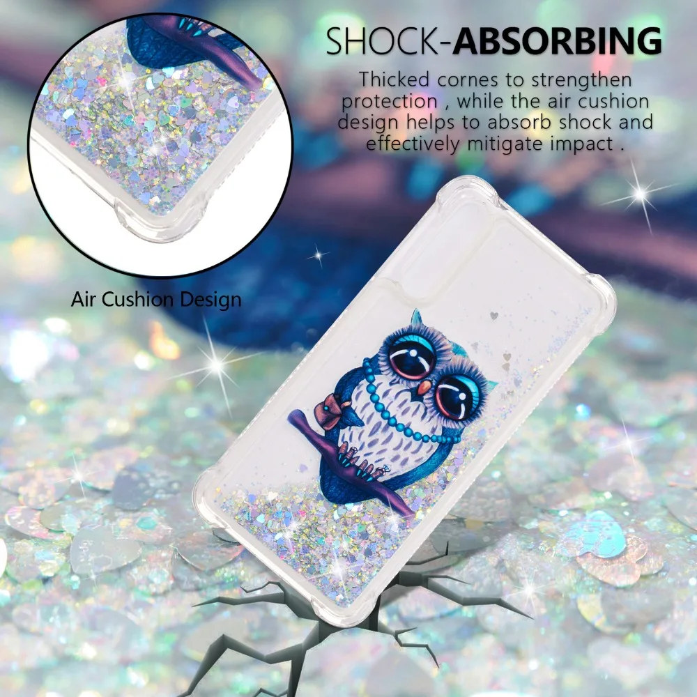 Quicksand 3D Жидкий чехол для Coque Huwei Huawei P20 Pro Mate 20 10 Lite Honor 6C Y3 Y5 III Y6 Y7 2017 Etui Telefoon Hoesjes |