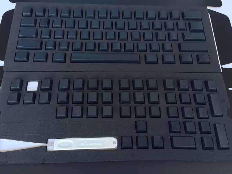 Колпачки для ключей Cherry MX пустые черные и белые колпачки PBT OEM профиль