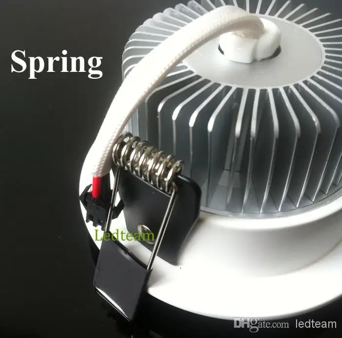 Newest Arrive 10W 12W Dimmable LED Downlights Recessed Light Warm/Cool White With Power 120 Beam Angle CE&ampROHS UL SAA Approve | Лампы и