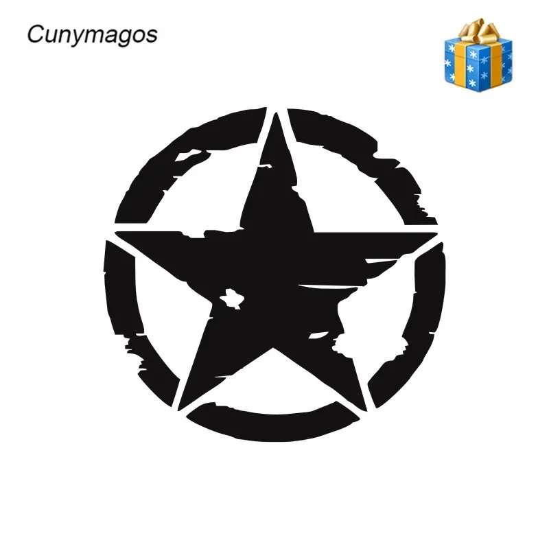 Cunymagos армейская звезда наклейки с рисунком мотоцикл виниловые на машину