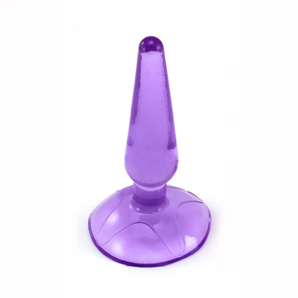 Jelly Anal Plug Dildo Butt for Beginner Real Skin Feeling Prostate Massager Sex Toys Men Women Masturbation #4N |