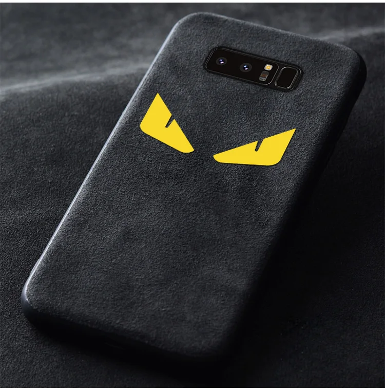 MaxGear замшевый Меховой чехол для телефона для samsung Galaxy S7 Edge S8 S9 Plus кожаный чехол для samsung Note 8 9 A7 A8 J6 Funda - Цвет: JSBYJ