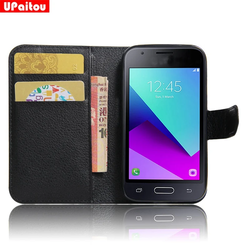 UPaitou для Samsung Galaxy J1 Mini Prime J106F кожаный чехол-бумажник с подставкой чехол J1mini