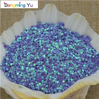 Lilac AB 20000pcs(50g) 3mm Star Shape Loose Sequins Glitter Paillette Sewing,Wedding Craft DIY Garment Accessorie Nail Beauty - Цвет: Lilac AB