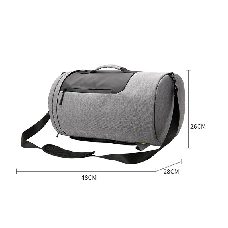 DENUONISS 35L большой емкости черные мужские рюкзаки для ноутбука дорожные сумки