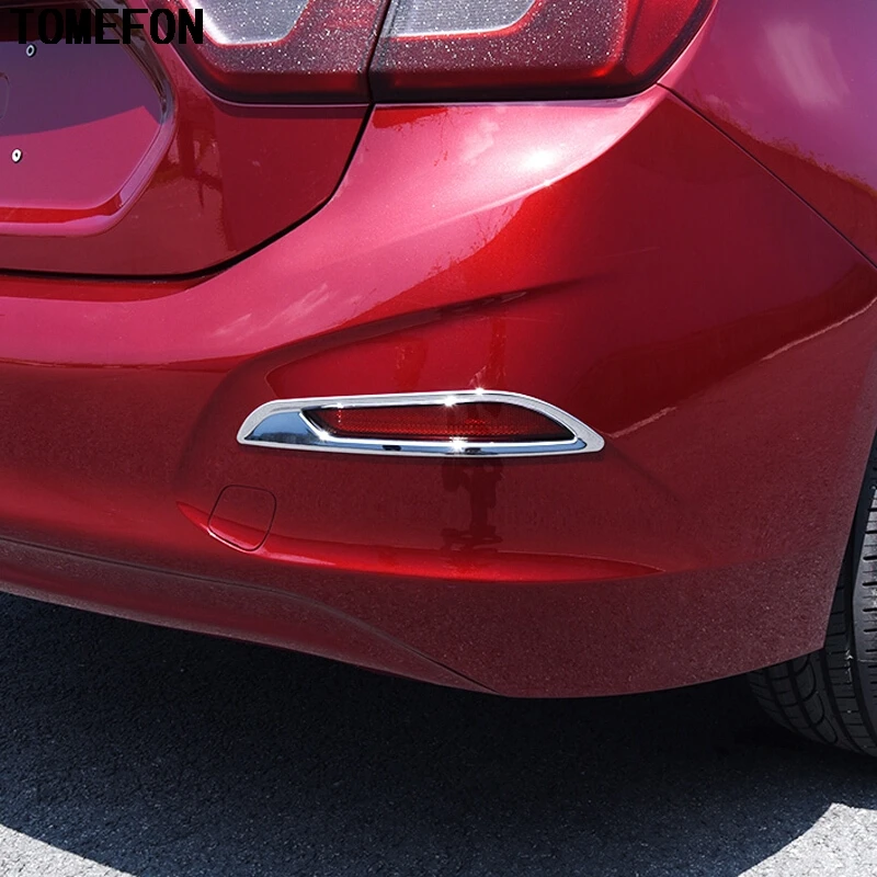 Для Chevrolet Cruze 2017 ABS хромированные задние противотуманные фары рамка задняя часть