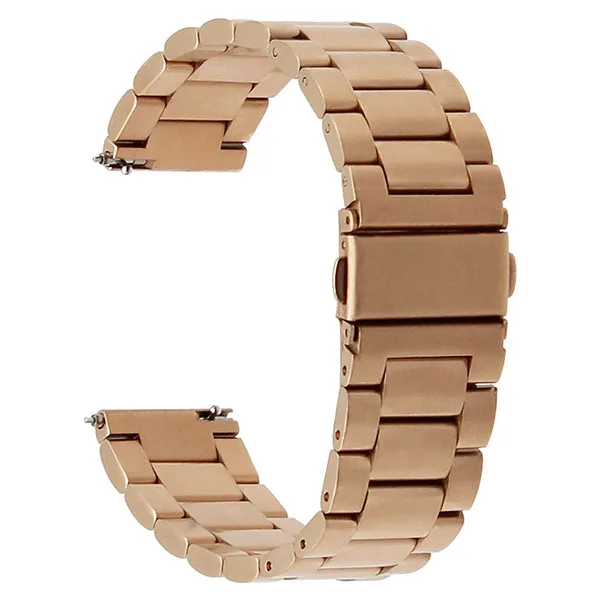 Rose Gold Нержавеющая сталь Quick Release Смотреть Band 18 мм 20 22 24 для Seiko ремешок наручный ремень браслет золотой серебряный черный - Цвет ремешка: Rose Gold