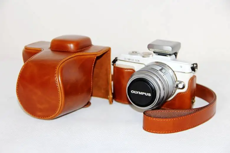 Заводские магазины высокого качества камеры кожаный чехол для Olympus PEN EPL7 E-PL7
