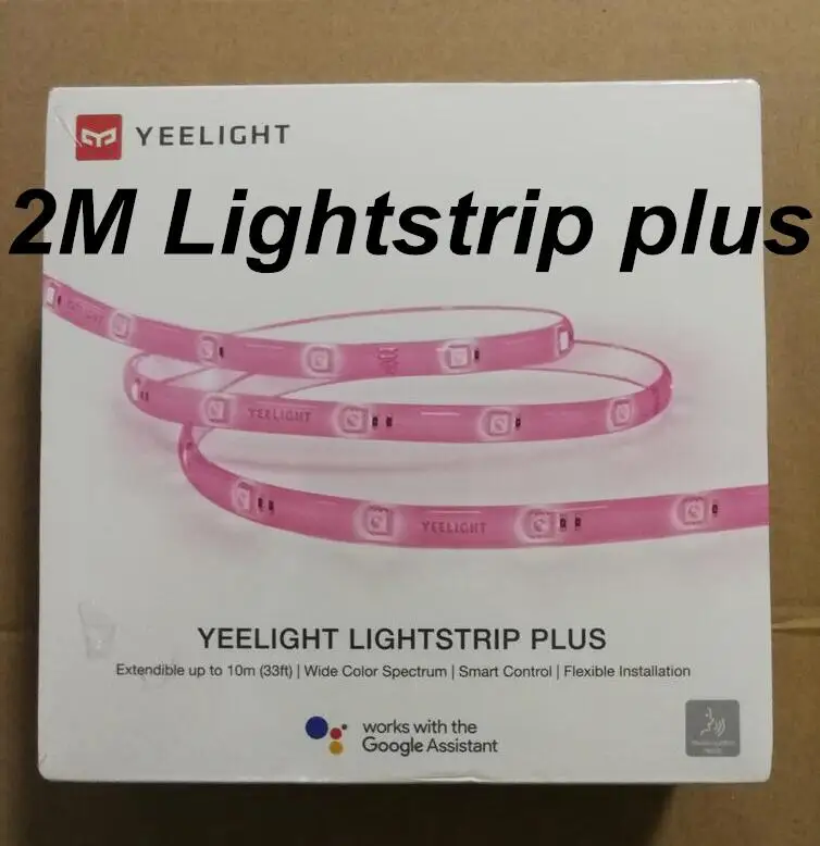 2m LightStrip Xiaomi Yee светильник RGB умный светодиодный светильник полоса плюс WiFi Пульт дистанционного управления 16 миллионов цветов гибкий Интеллектуальный Scen Прямая поставка - Цвет: 2m LightStrip
