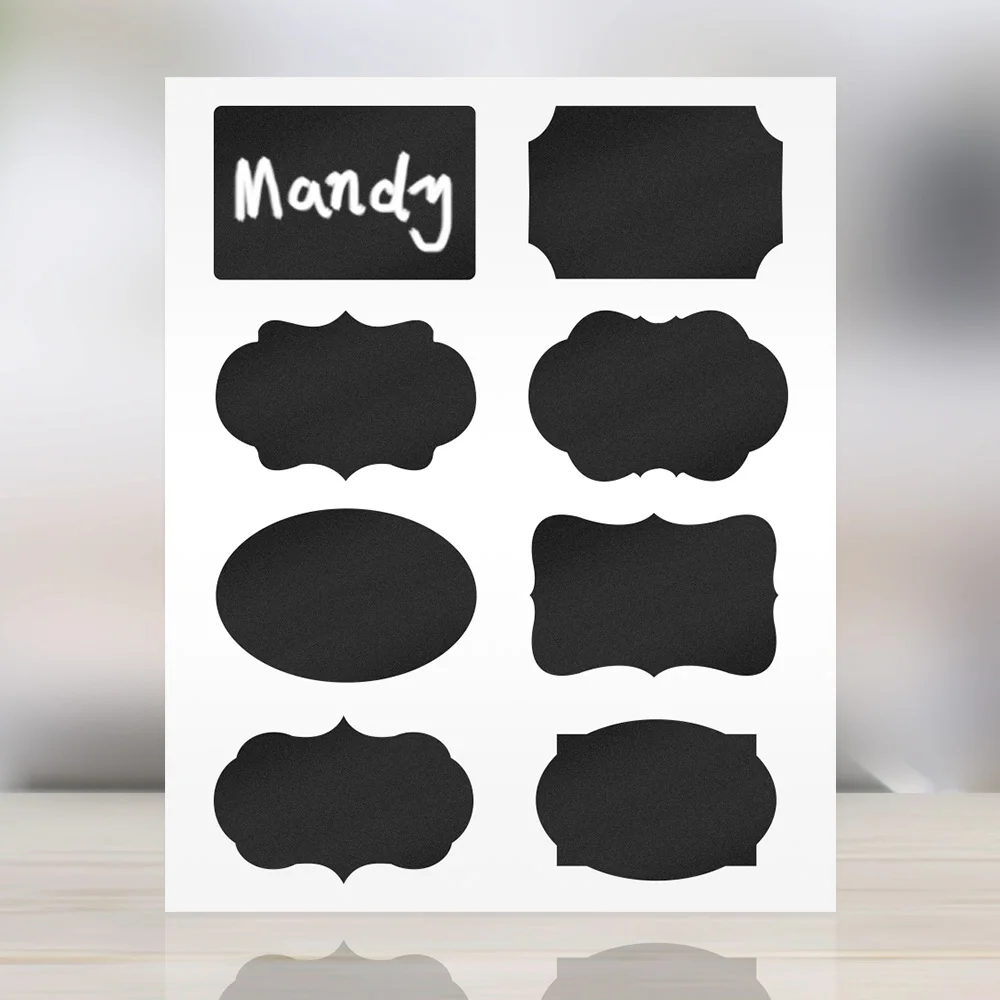 Labelife 112PCS Chalkboard Kitchen Spice Label Stickers Home Jam Jar Bottle Tags Blackboard Labels With Marker Pen - купить по