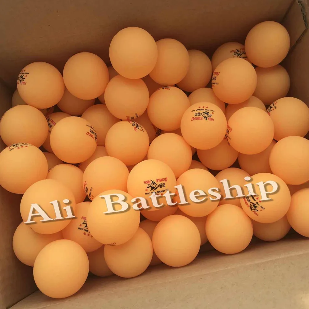 60x Double Fish 1star 2star 3star 40mm training Table Tennis Balls