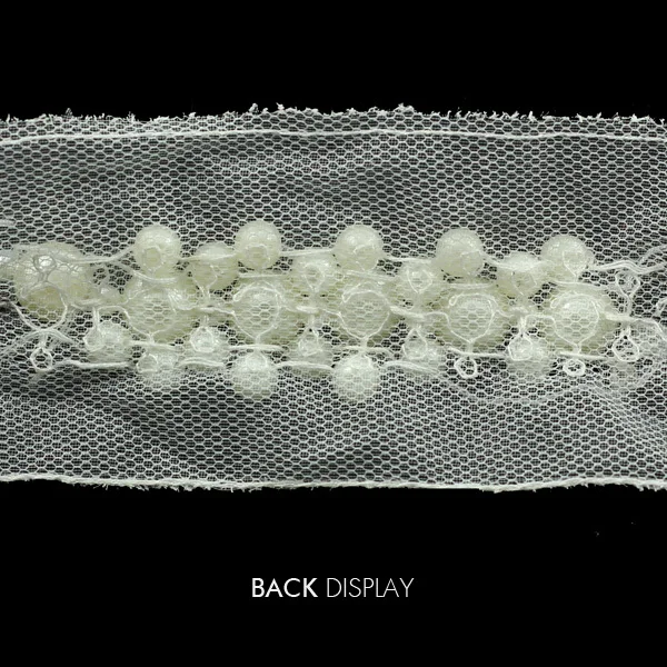 Вышивка бисером жемчуг ручная работа плетеная кружевная лента отделка украшение