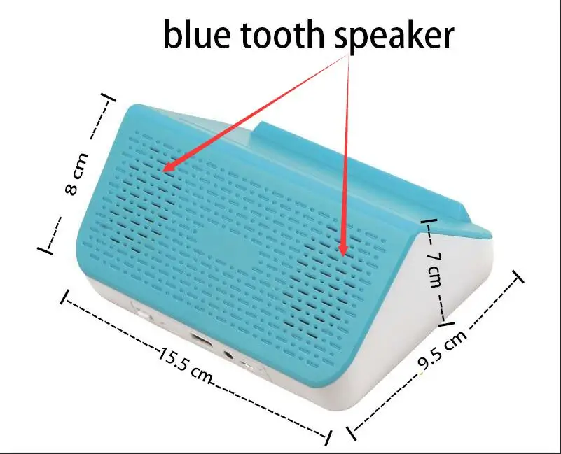 Bluetooth динамик Беспроводное зарядное устройство портативное с внешним аккумулятором стерео музыкальный динамик для xiaomi huawei мобильный телефон компьютеры MP3/4