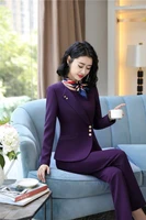 ol styles formal uniform designs women business suits with pants and tops ladies office work wear blazers professional pantsuits