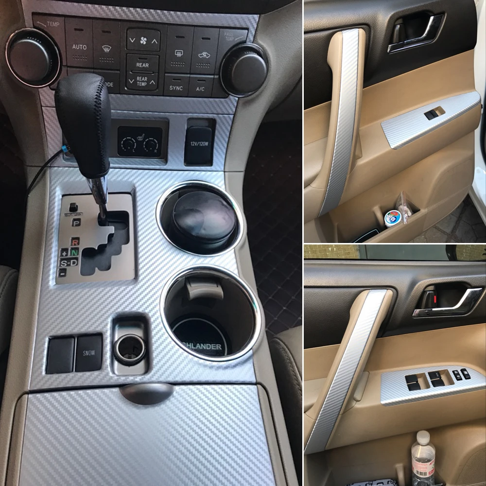 Для Toyota Highlander 2009 2014 внутренний центральный Управление Панель дверная ручка 5 мм