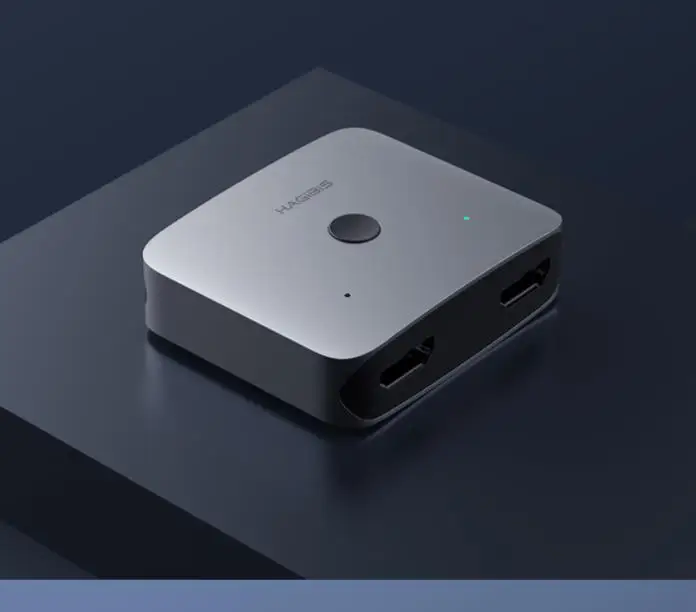 Xiaomi mijia двусторонний HDMI распределительный Коммутатор поддерживает HD 4K для интерфейса HDMI оборудования из алюминиевого сплава материал умный дом