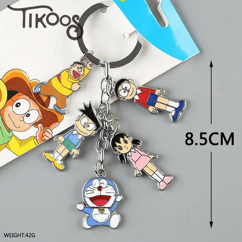 Металлическая подвеска Doraemon Dorami Nobita Nobi Minamoto Shizuka Konta Takeshi Honekawa Suneo модный брелок из
