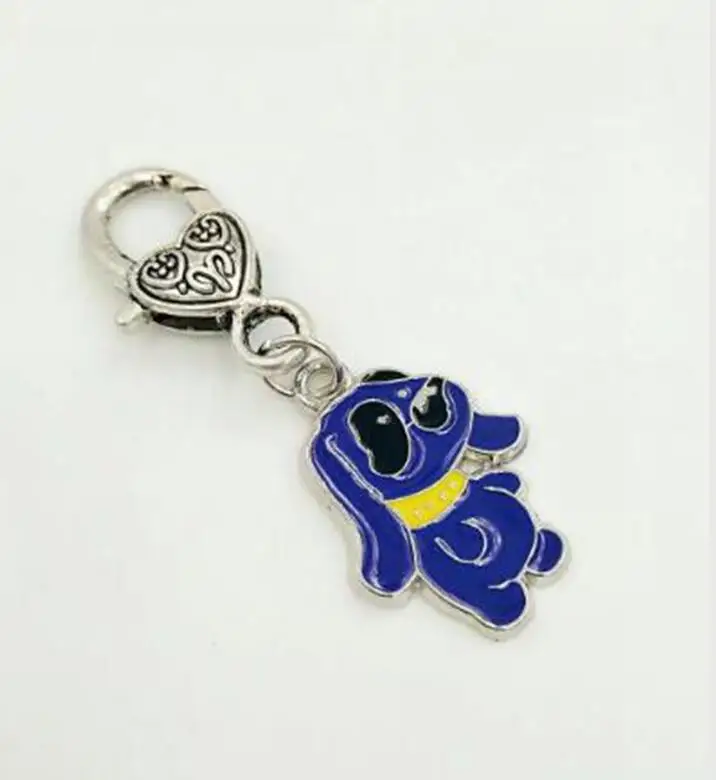 Эмалированный брелок с застежкой карабином для ключей от йоркширского