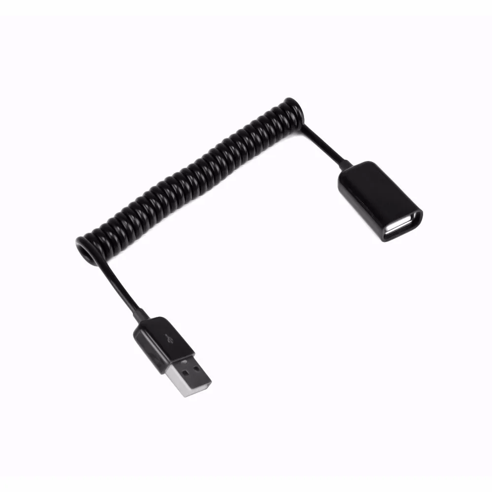Пружинный раздвижной кабель usb 2 0 Удлинительный для передачи данных от AM до AF male female 3 фута расширенных