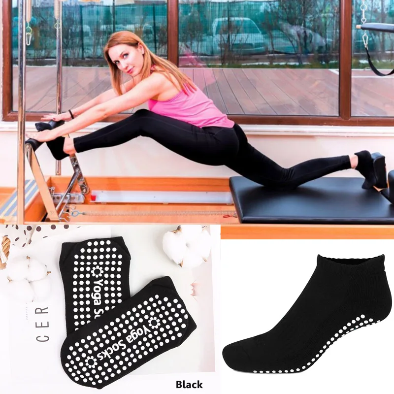 Yoga Socks Professional Anti Slip Socks Woman Sport Sweat-absorbent Breathable Pilates Socks Gym Fitness Sports Cotton Socks images - 6