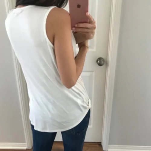 Fashion Women V-Neck Summer Blouses Top Sleeveless Blouse Casual Tops Shirt |