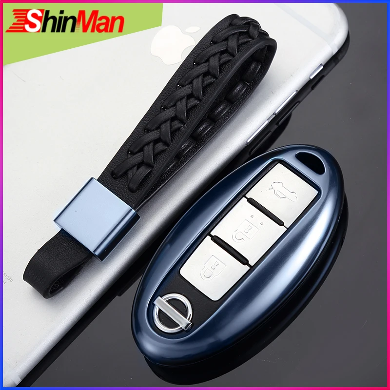 ShinMan Alloy Key Car key Case Cover For Nissan Sunny X-TRAIL Murano Teana March Bluebird Maxima QASHQAI LIVINA TIDA SYLPHY | Автомобили и
