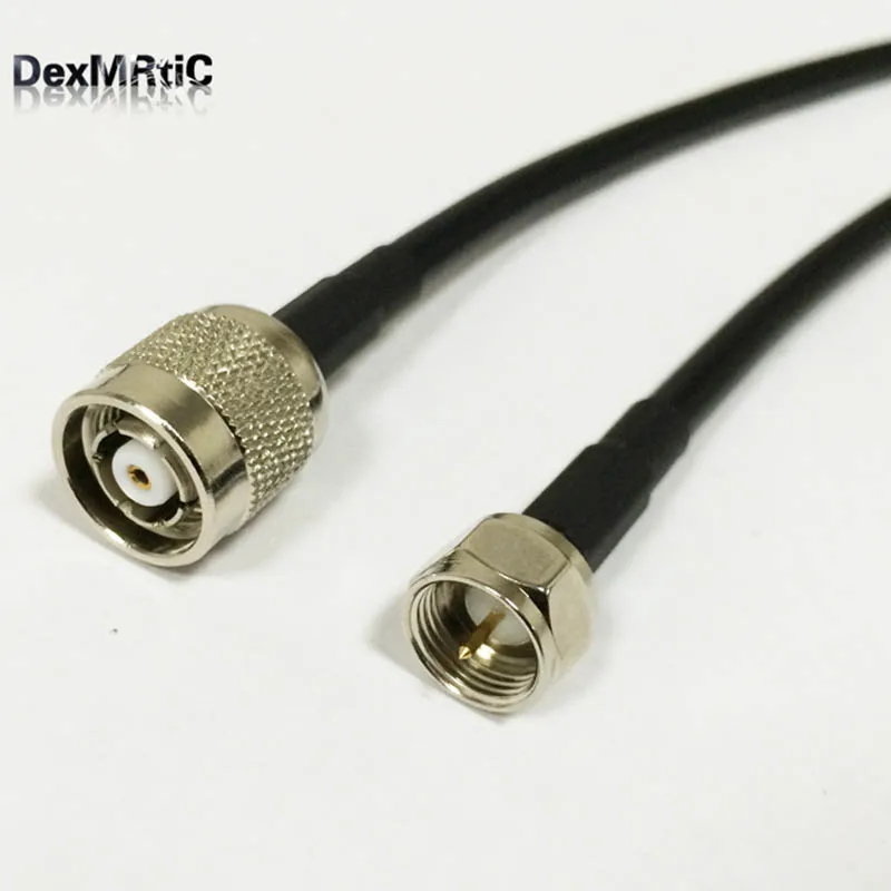 F Тип Мужской переключатель RP штекер TNC с разъемом RF косичка кабель RG58 50 см/100 см
